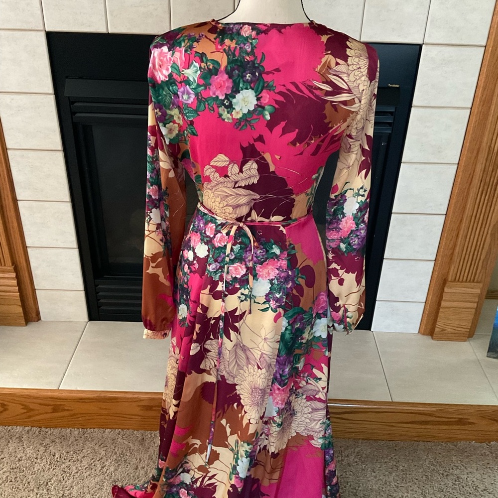 Lulus Floral Print Maxi Dress, Women’s Sz XS - Picture 7 of 12